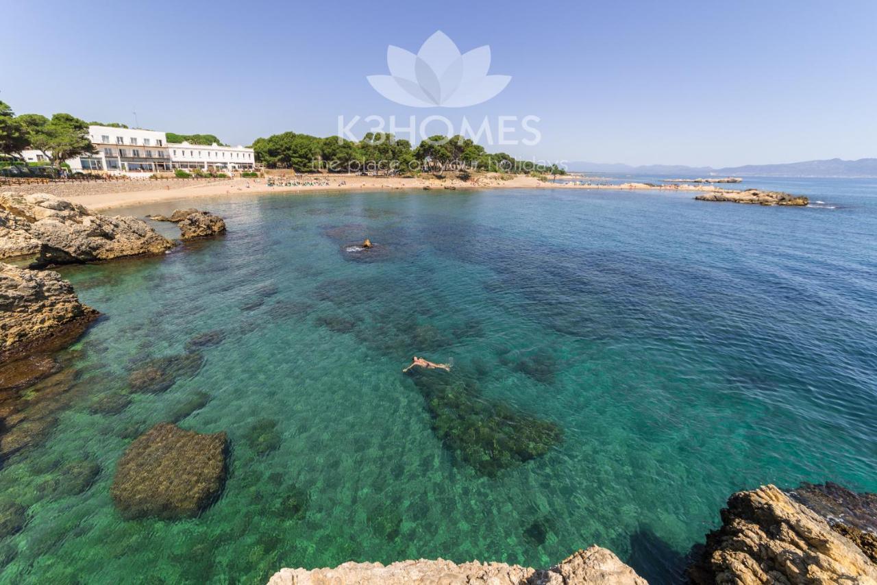 Bungalow Maite L' Escala Bagian luar foto